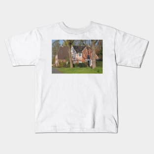 Raschen's shipyard on the Lesum River, Bremen-Lesum, Bremen-Nord, Bremen Kids T-Shirt